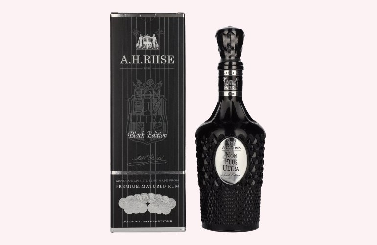 A.H. Riise NON PLUS ULTRA Black Edition Superior Spirit Drink 42% Vol. 0,7l in Giftbox