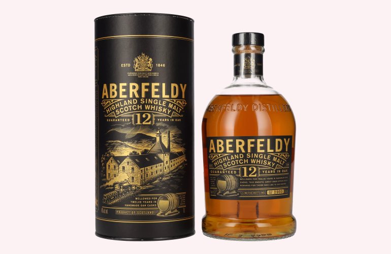 Aberfeldy 12 Years Old Highland Single Malt 40% Vol. 1l in Giftbox