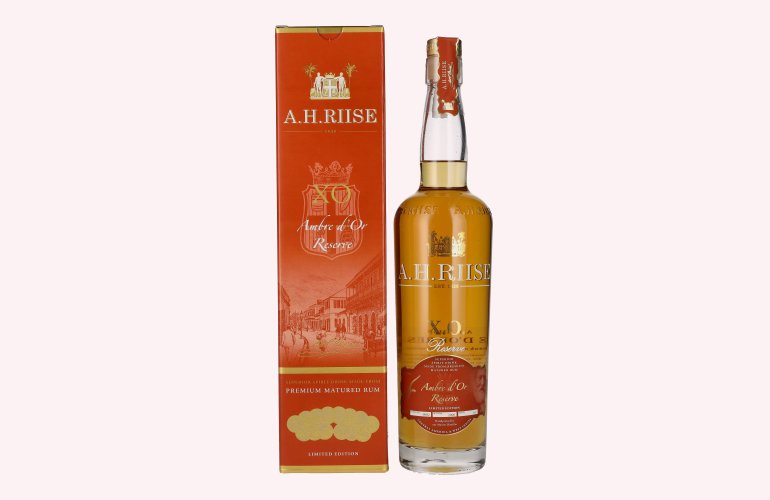 A.H. Riise X.O. Reserve Ambre d'Or Reserve 42% Vol. 0,7l in Geschenkbox