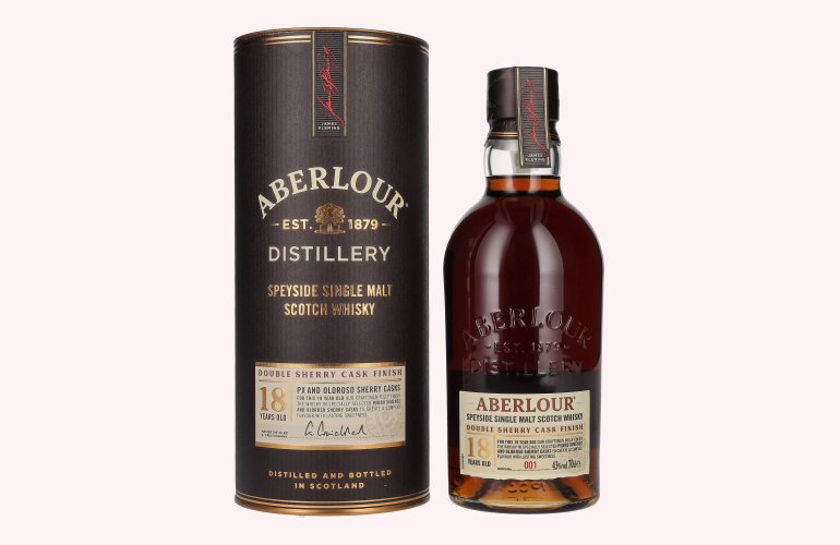 Aberlour 18 Years Old Double Sherry Cask Finish 43% Vol. 0,7l in Geschenkbox