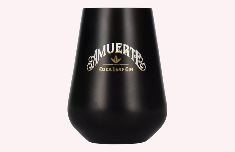 Amuerte Coca Leaf Gin Becher schwarz