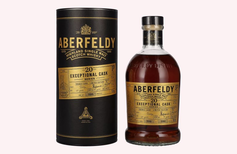Aberfeldy 20 Years Old EXCEPTIONAL CASK Series Sherry Finished 54% Vol. 0,7l in Giftbox