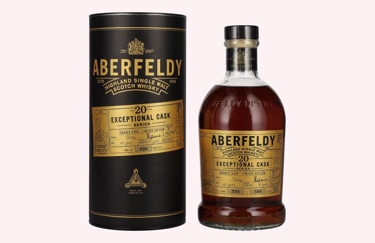 Aberfeldy 20 Years Old EXCEPTIONAL CASK Series Sherry Finished 54% Vol. 0,7l in Geschenkbox