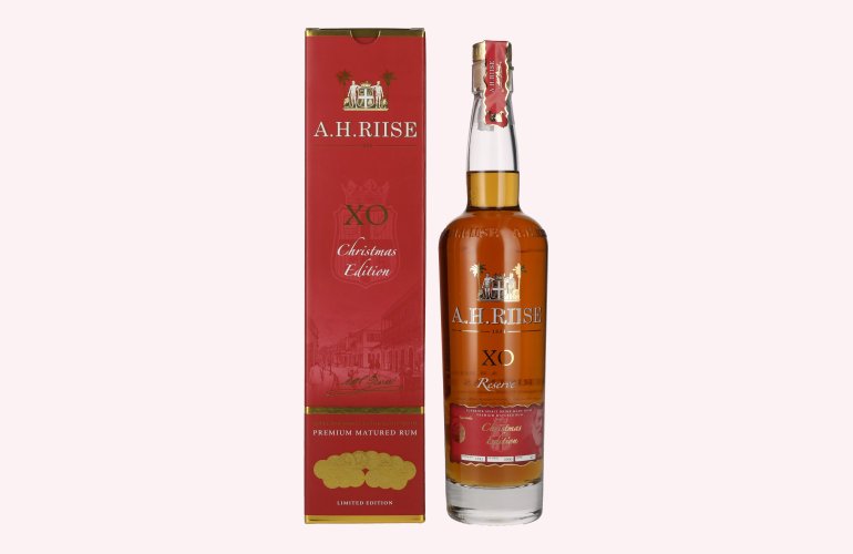 A.H. Riise X.O. Reserve Christmas Superior Spirit Drink 2020 40% Vol. 0,7l in Geschenkbox