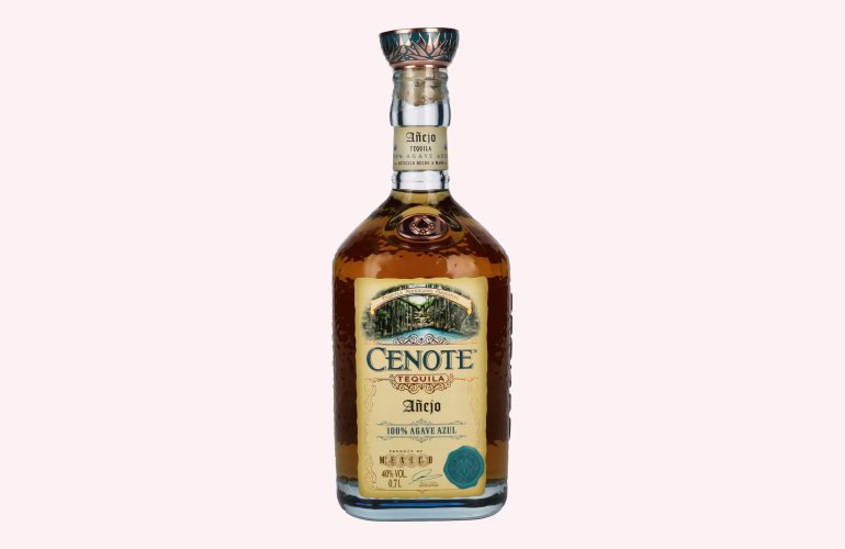 Cenote Tequila Añejo 100% Agave Azul 40% Vol. 0,7l