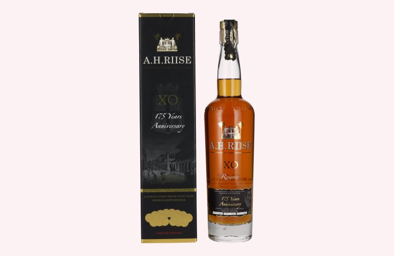 A.H. Riise X.O. Reserve 175 YEARS ANNIVERSARY Superior Spirit Drink 42% Vol. 0,7l in Geschenkbox