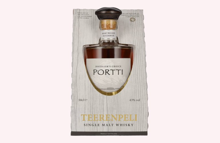 Teerenpeli PORTTI Distiller's Choice Single Malt Whisky Portwood Finished 43% Vol. 0,5l in Geschenkbox