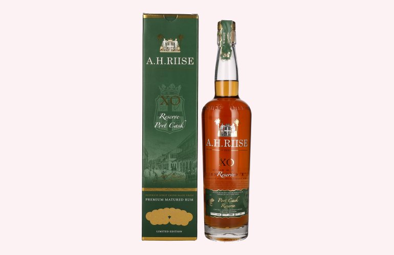 A.H. Riise X.O. Reserve Port Cask Superior Spirit Drink 45% Vol. 0,7l in Geschenkbox