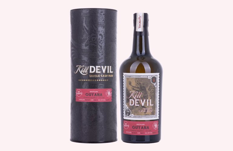 Hunter Laing Kill Devil Guyana 16 Years Old Single Cask Rum 2003 59,9% Vol. 0,7l in Geschenkbox