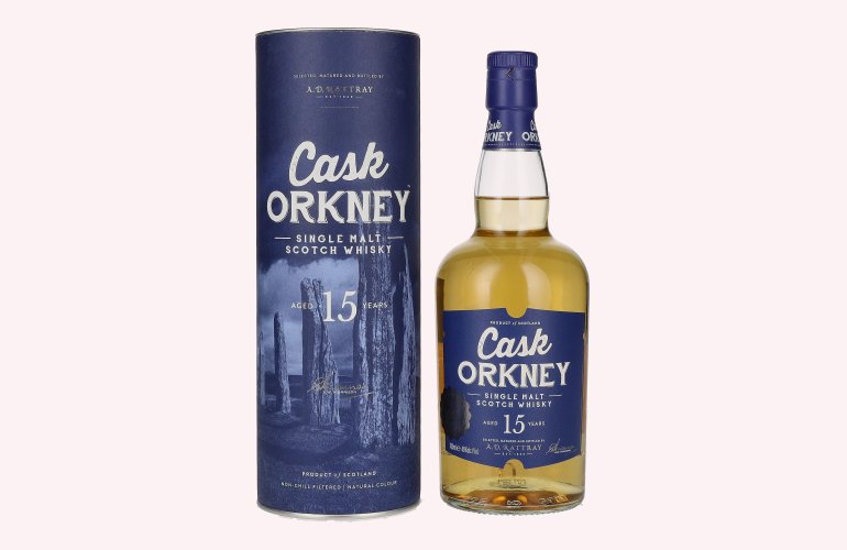 A.D. Rattray Cask ORKNEY 15 Years Old Single Malt 46% Vol. 0,7l in Giftbox