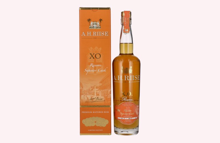 A.H. Riise X.O. Reserve Superior Cask Spirit Drink 40% Vol. 0,7l in Geschenkbox