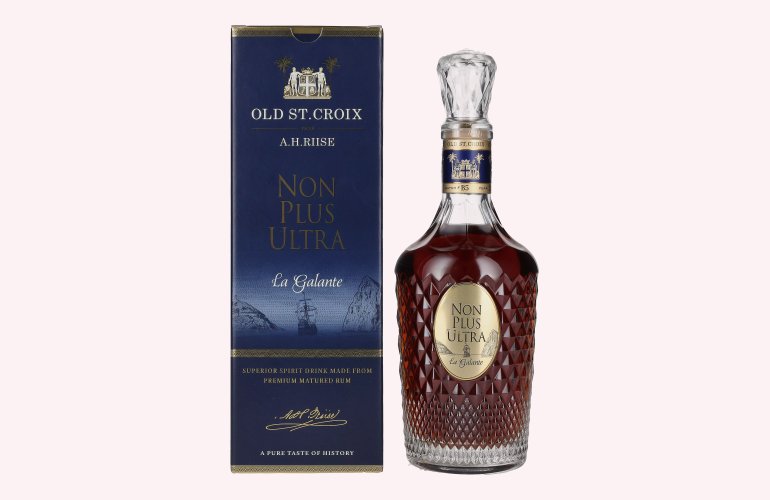 A.H. Riise NON PLUS ULTRA Old St. Croix La Galante 43,4% Vol. 0,7l in Giftbox