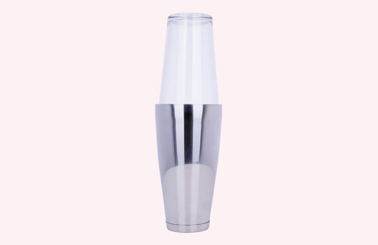 APS Boston Shaker Silber 2-teilig with glass