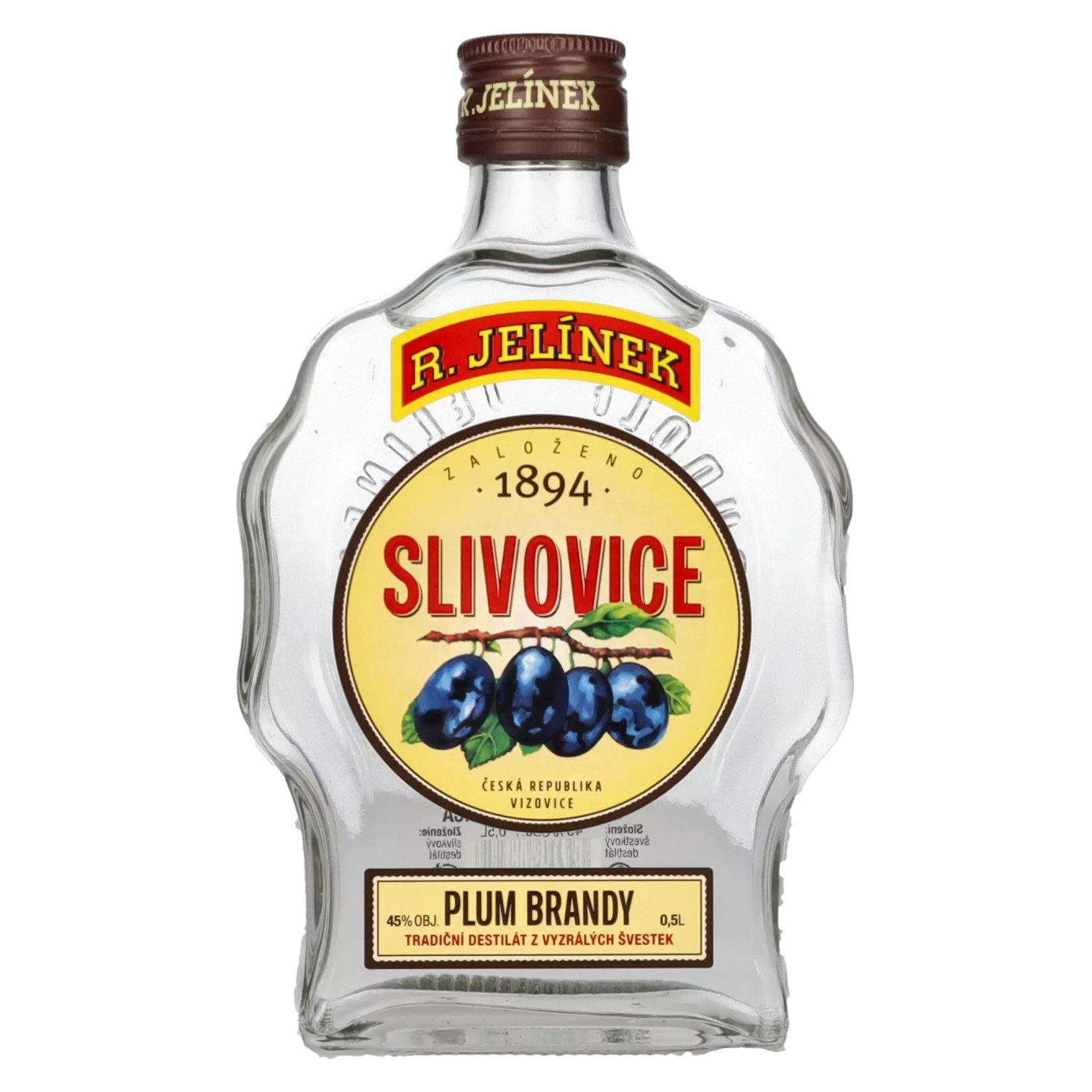 R. Jelínek Slivovice Plum Brandy 45 Vol. 0,5l