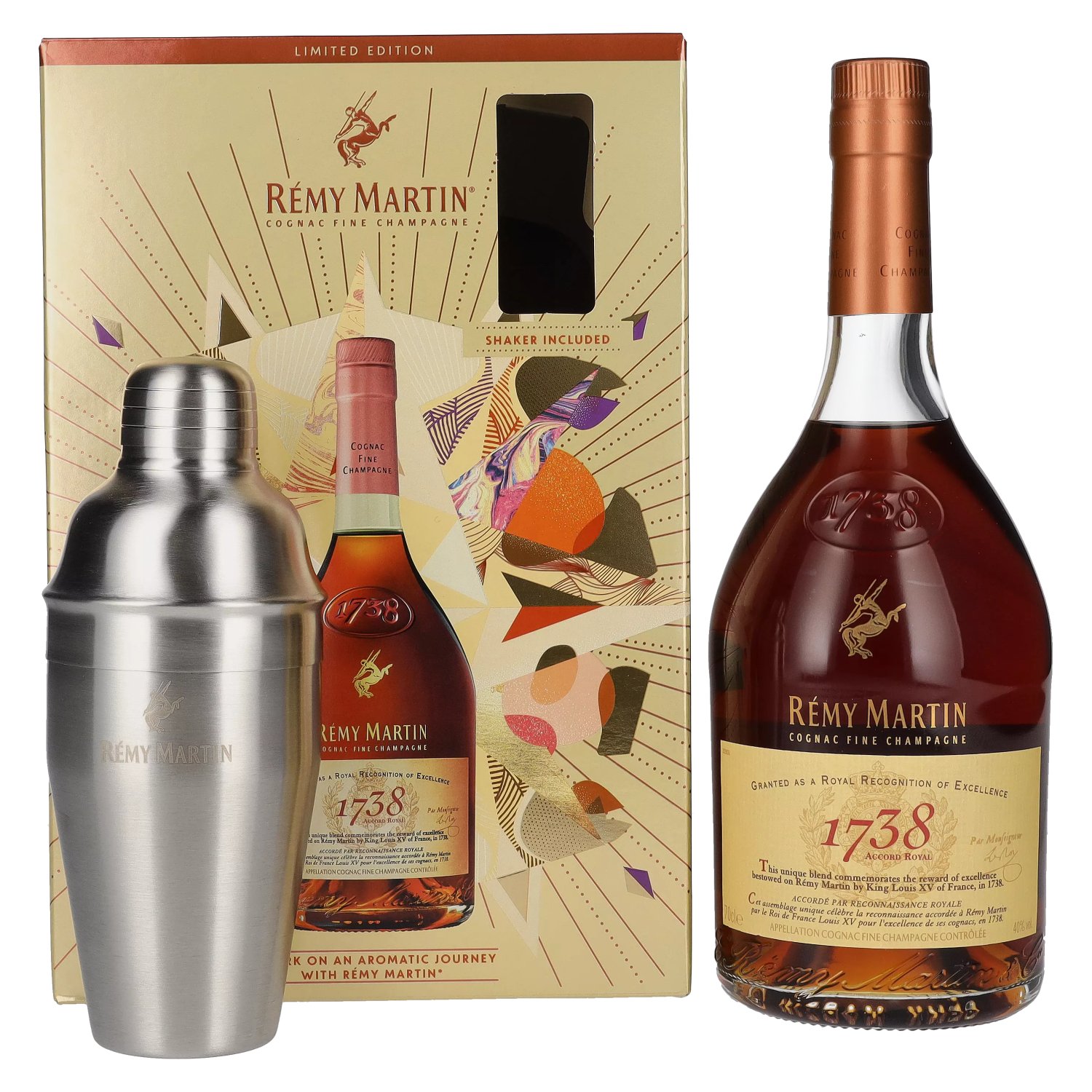 Rémy Martin 1738 ACCORD ROYAL Cognac Fine Champagne 40 Vol. 0,7l in