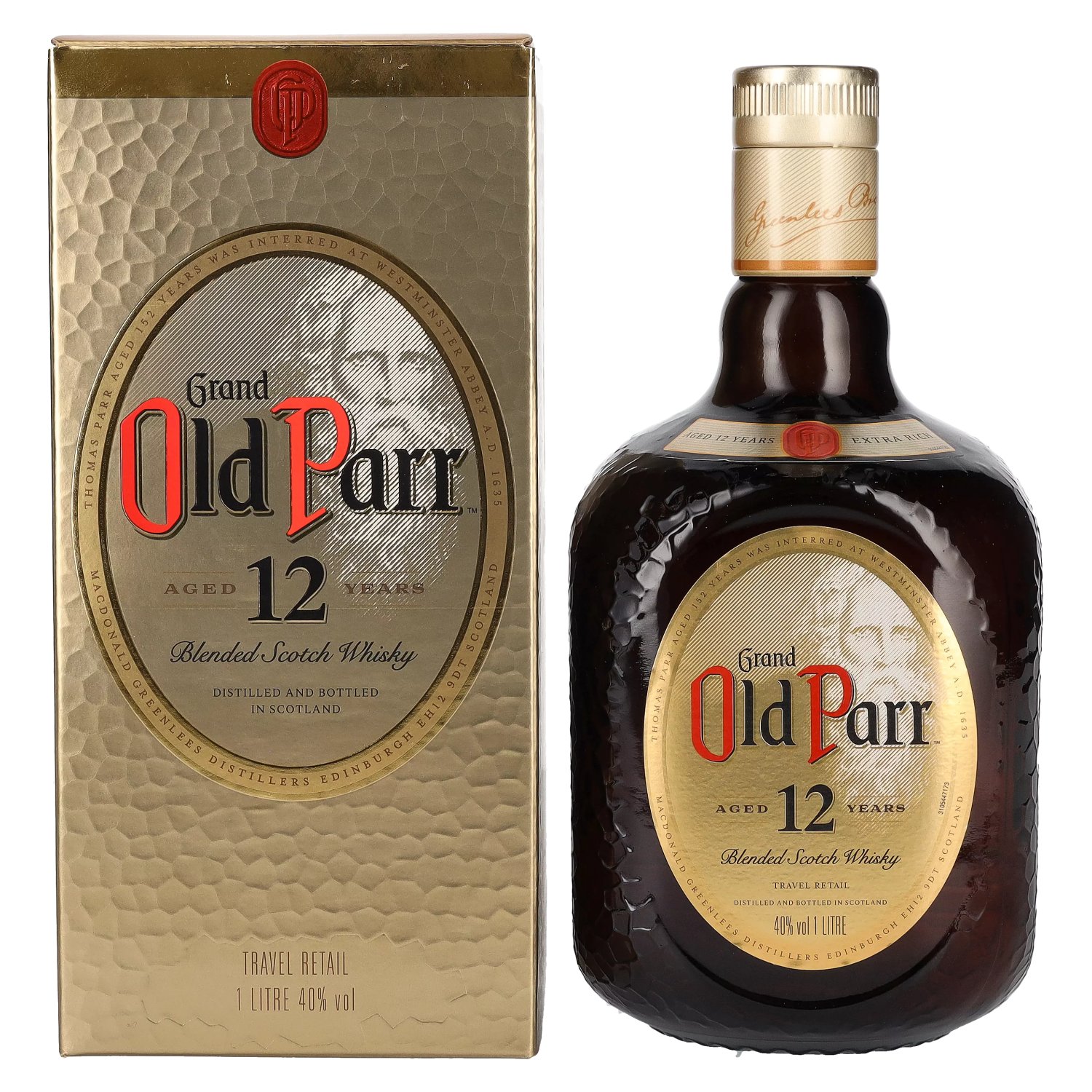 Grand Old Parr 12 Years Old Blended Scotch Whisky 40 Vol. 1l in Giftbox Grand Old Parr 12 Years Old Blended Scotch Whisky 40 Vol. 1l in Giftbox