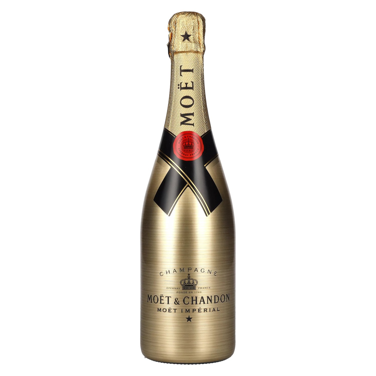 Noordoosten cultuur Sympathiek Moët & Chandon Champagne IMPÉRIAL Brut Golden Sleeve Design 12% Vol. 0,75l