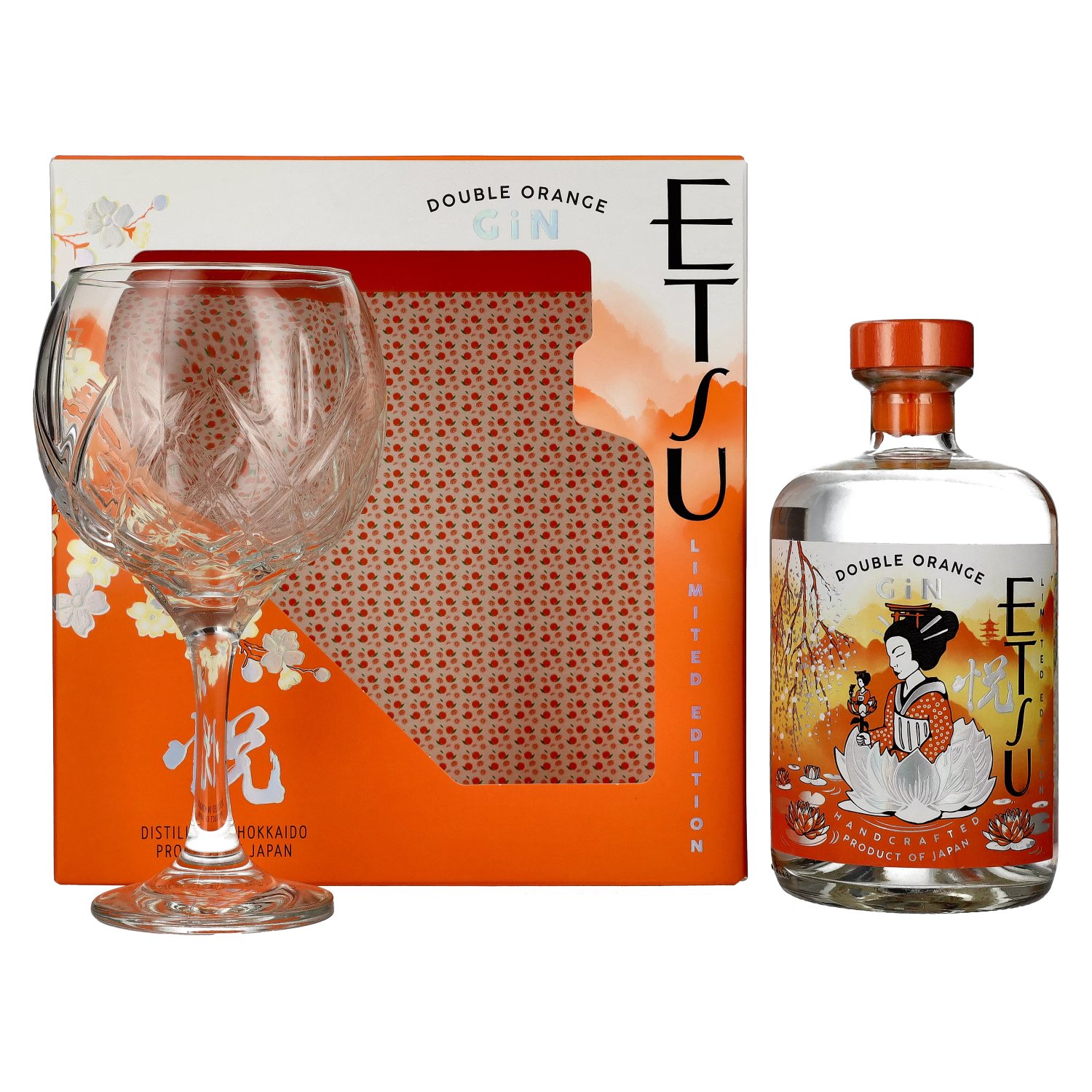 Etsu Gin DOUBLE ORANGE Limited Edition 43 Vol. 0,7l in Geschenkbox mit