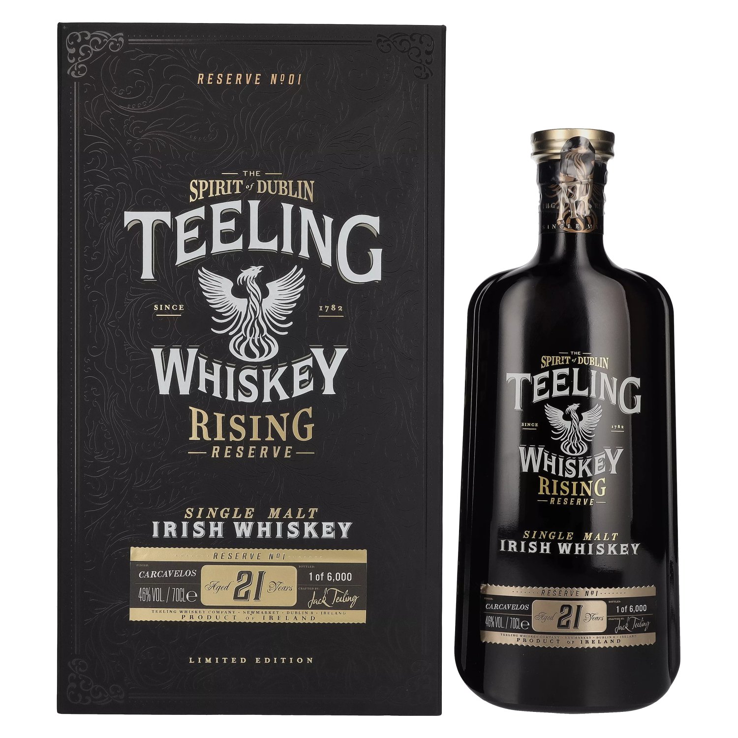 Teeling Whiskey 21 Years Old Single Malt RISING RESERVE No. 1 46 Vol